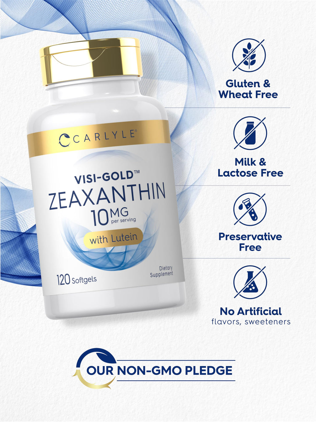 Carlyle Zeaxanthin 10mg Eye Health Support - 120 Softgels - image 5