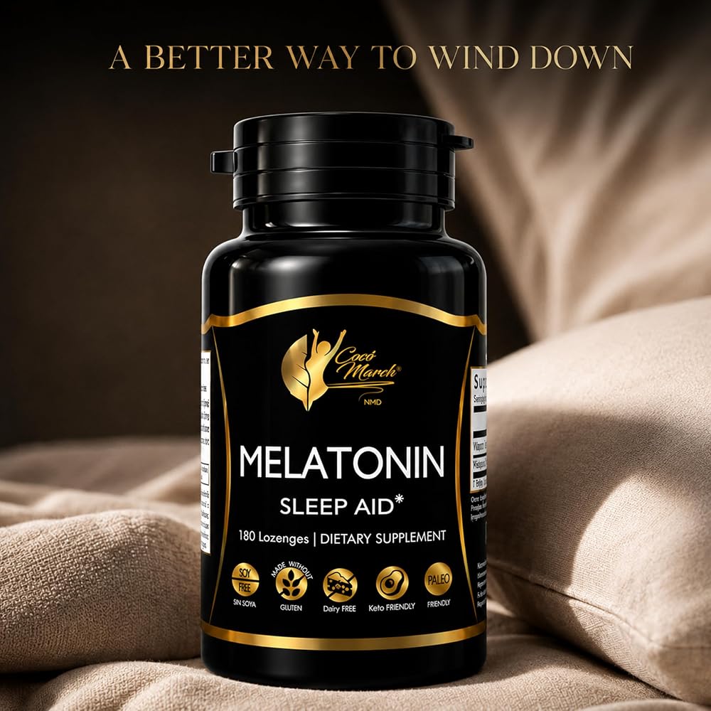 Cocó March N.M.D Melatonin 3 mg Chewable Tablets - 180 Lozenges - image 8