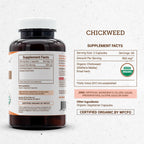 Secrets of the Tribe Chickweed USDA Organic Capsules