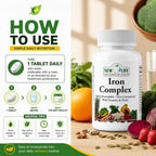 Manteniendo Tu Salud Iron Complex 27 mg - 60 Tablets - image 5