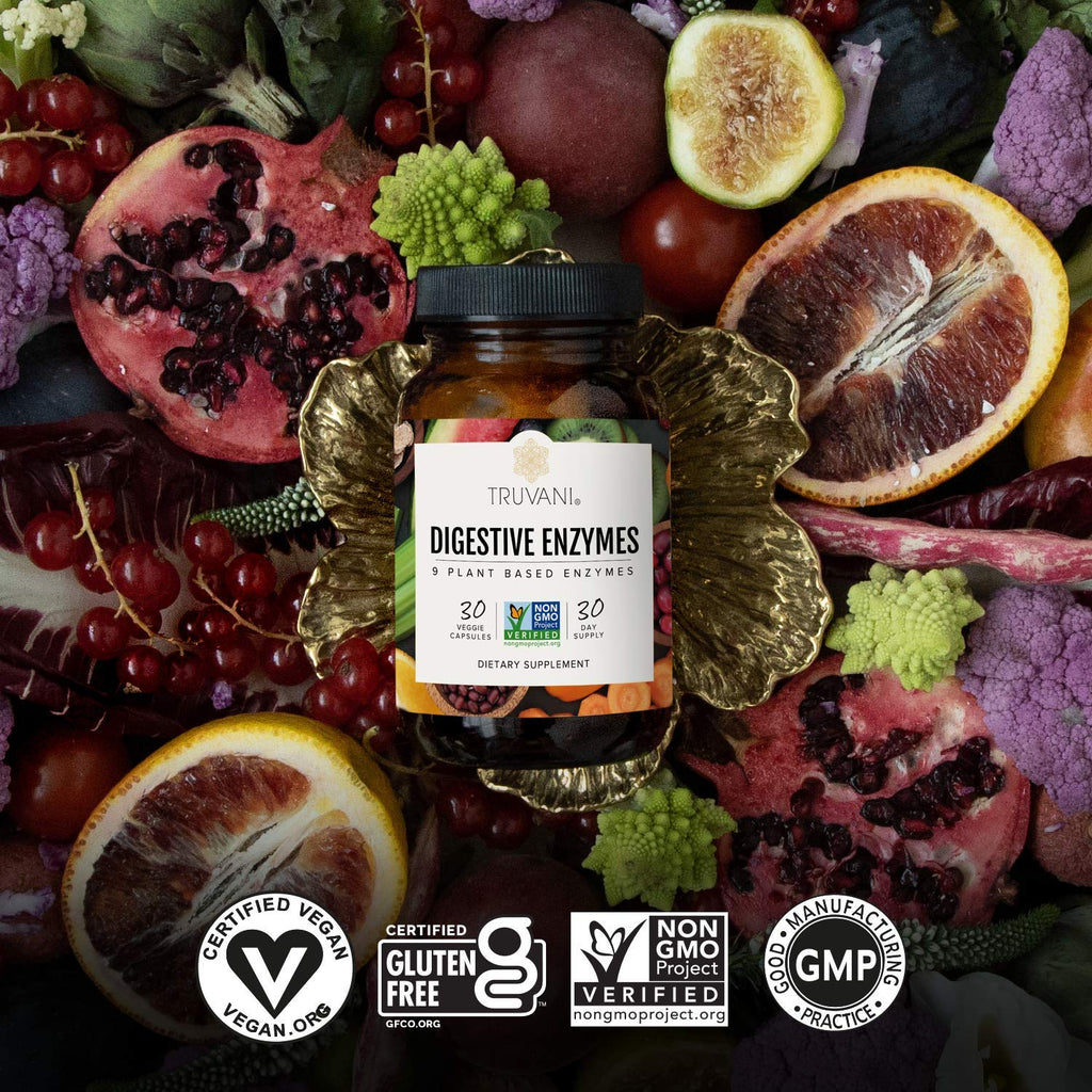 Truvani Digestive Enzymes 9 Enzyme Blend - 30 Capsules - image 4