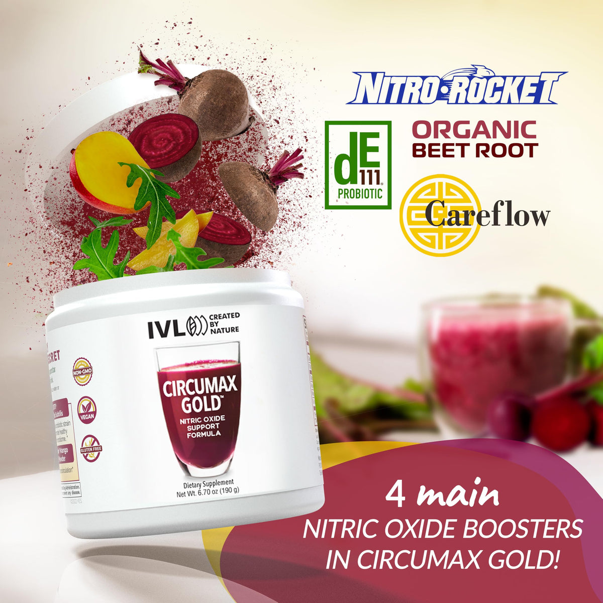 IVL CircuMax Gold Nitric Oxide Booster Powder - 30 Servings - image 5