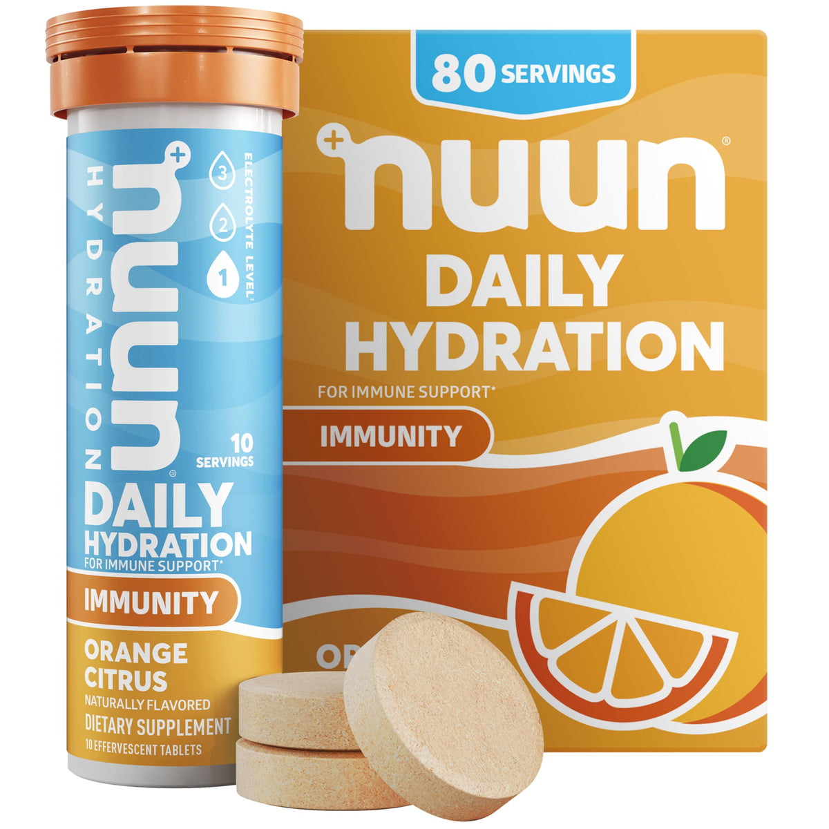 Nuun Immunity Electrolyte Tablets with Vitamin D