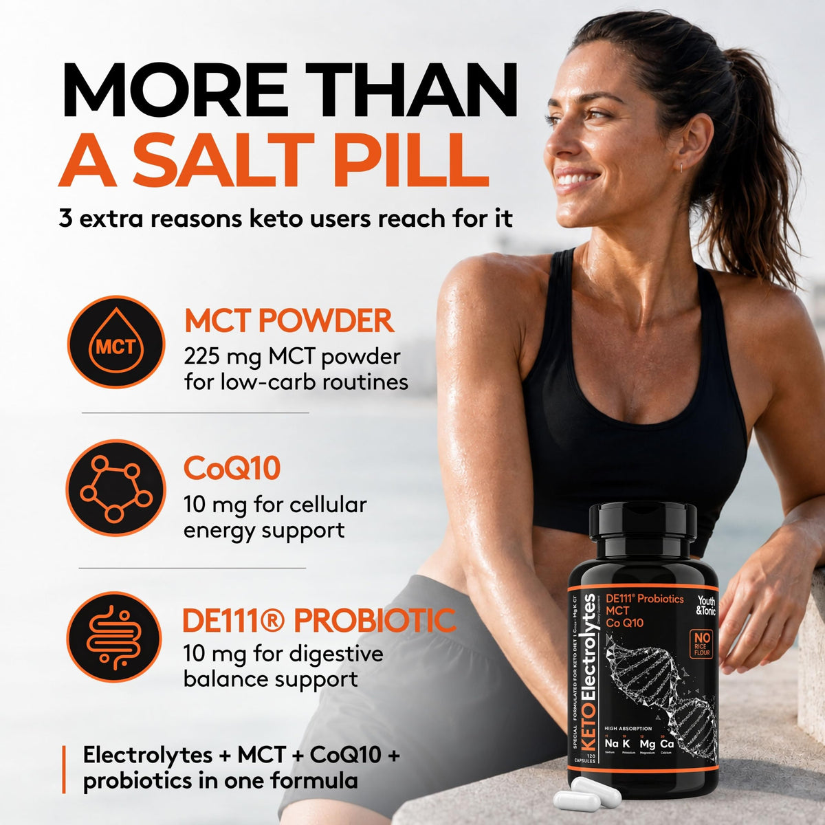 Youth & Tonic MCT Keto Electrolyte Pills - 120 Capsules - image 7