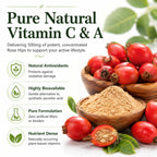 Dr Clark Rose Hips Supplement 500 MG - 100 Capsules - image 3