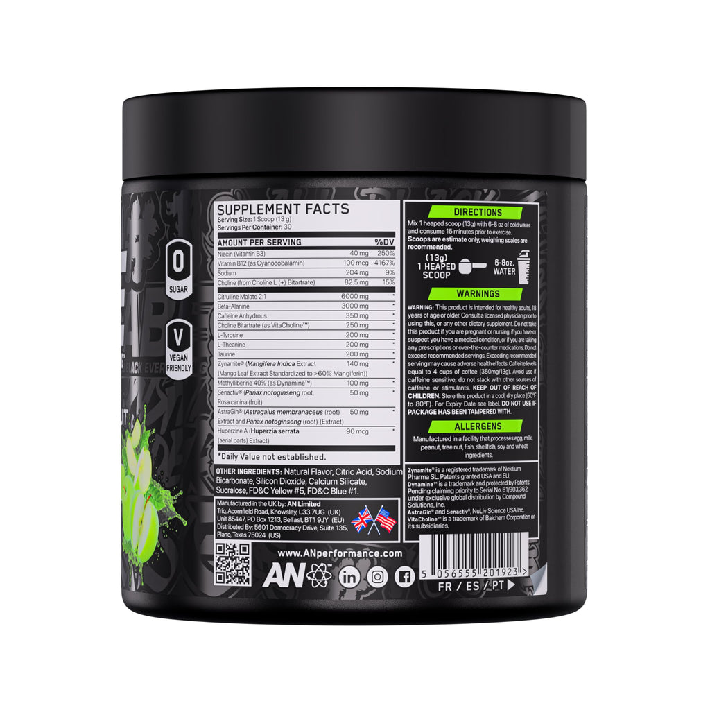 ABE all black everything All Black Everything Pre Workout Powder