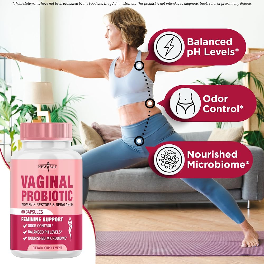 NEW AGE Vaginal Probiotics for Women with Prebiotics