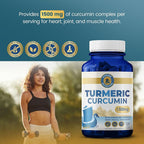 Vykee Nutrition Turmeric Curcumin with Ginger & Piperine - 120 Capsules - image 4