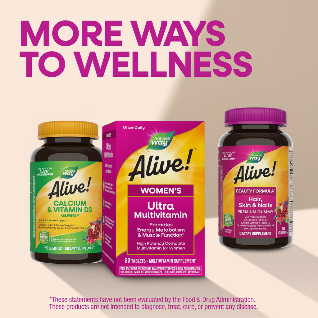 Nature's Way Alive! Women's Ultra Multivitamin - 60 Tablets - image 8