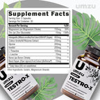 UMZU Testro-X Testosterone Support for Men - 90 Capsules - image 5