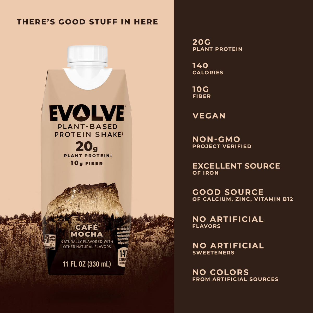 Evolve Plant Based Protein Shake 11 Fl Oz