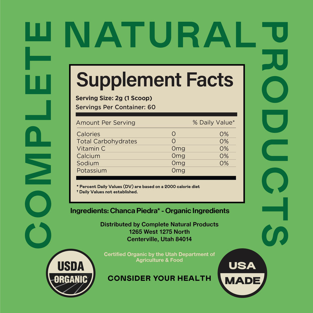 Complete Natural Products Chanca Piedra Organic Powder - 8 oz - image 4