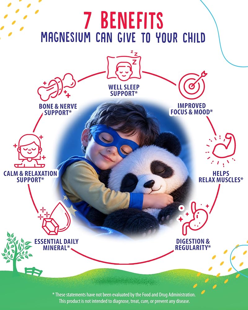 SUNNY SAM Sugar-Free Magnesium Gummies for Kids & Teens