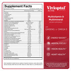Vivioptal Active Multivitamin with Ginseng & Omega-3 - 30 Softgels - image 6