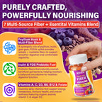 NEVISS Psyllium Husk Fiber Gummies Sugar Free
