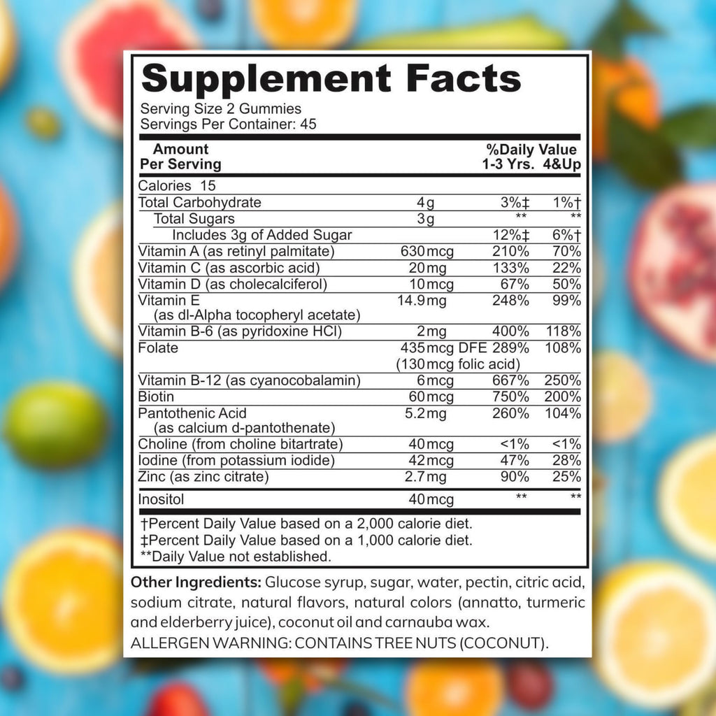 Zaytun Halal Vitamins for Kids Multivitamin Gummies - 90 Gummies - image 2