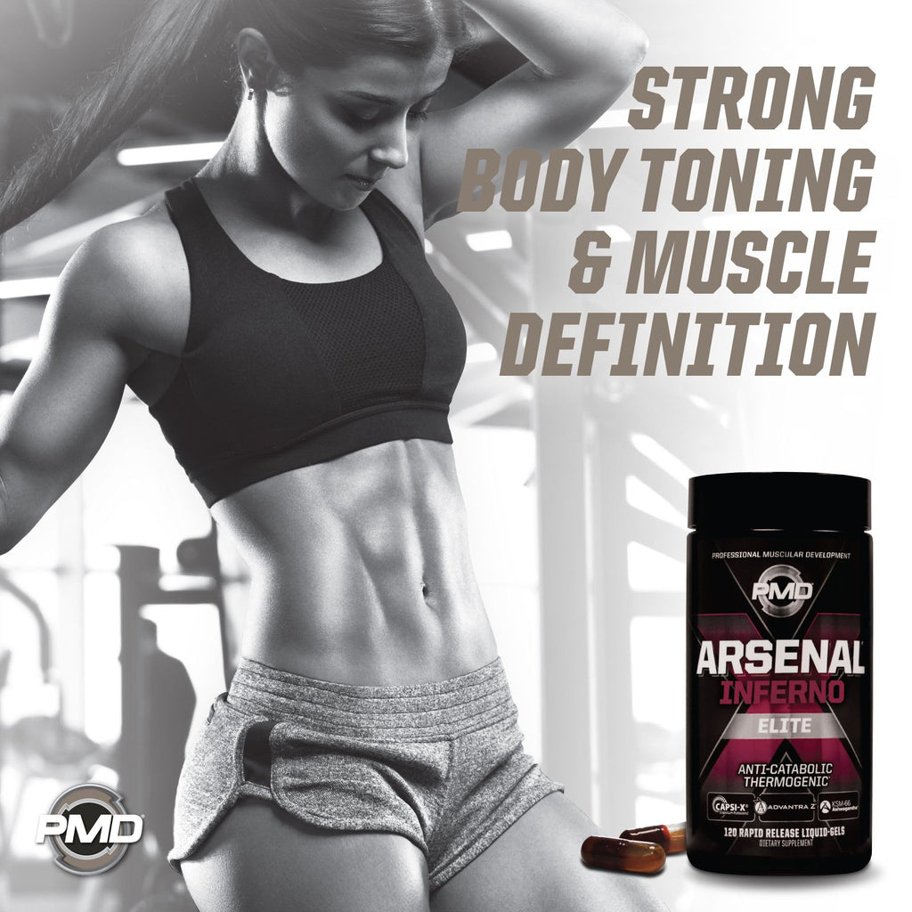 PMD Sports Arsenal X Inferno Thermogenic Fat Burner - 120 Softgels - image 6