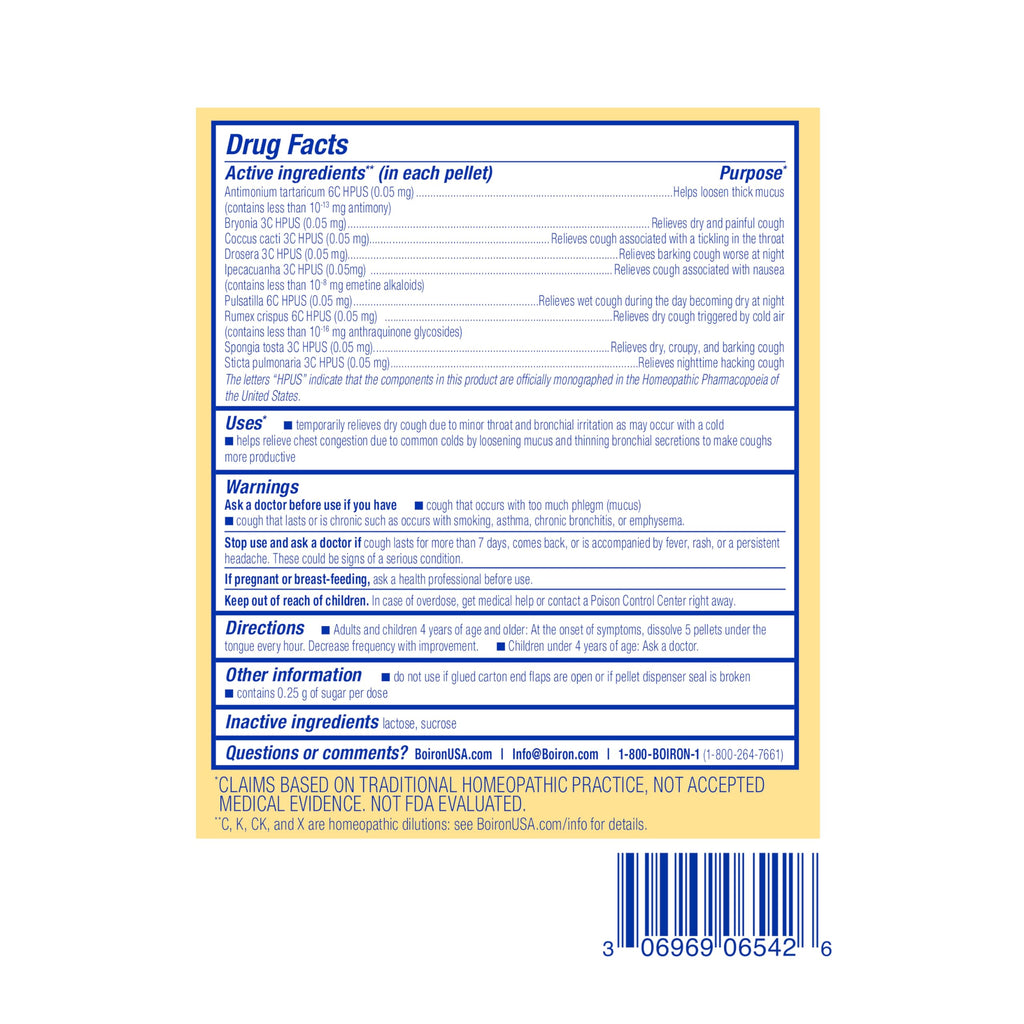 Boiron Chestal Cough & Mucus Relief Pellets - 160 Count - image 6