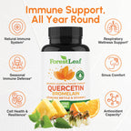 ForestLeaf Quercetin with Bromelain 1350mg - Blend with Vitamin C
