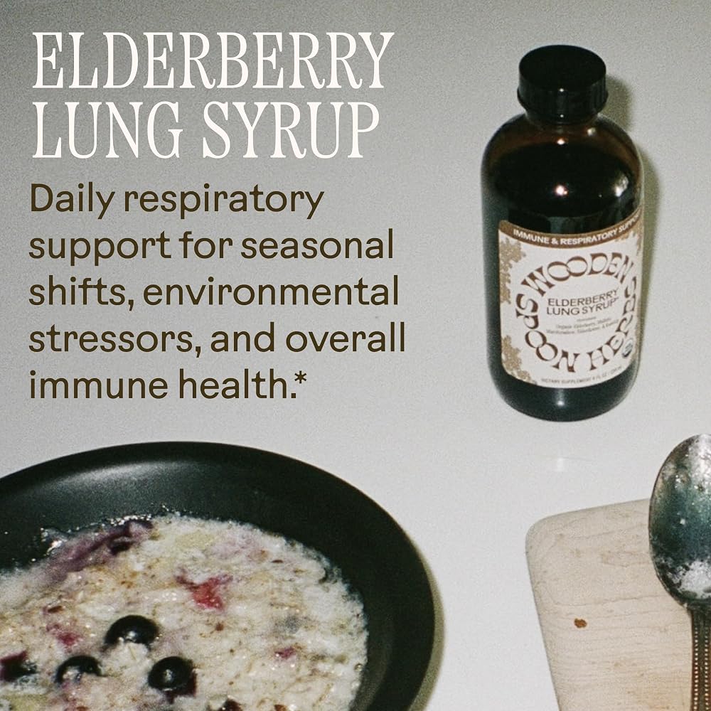 Wooden Spoon Herbs Organic Elderberry Syrup - 8 Fl Oz - image 2