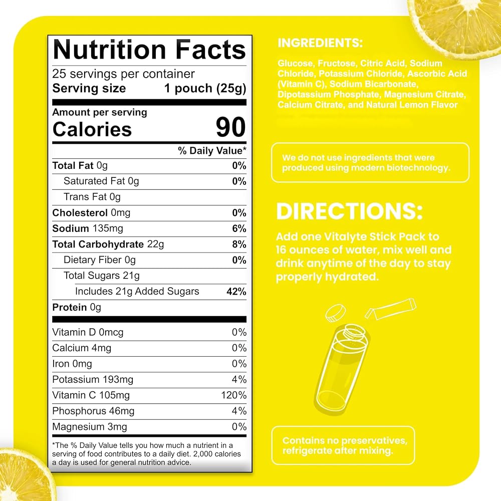 Vitalyte Electrolyte Powder Drink Mix Combo