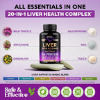 NUTRAHARMONY Liver Cleanse Detox & Repair - Milk Thistle