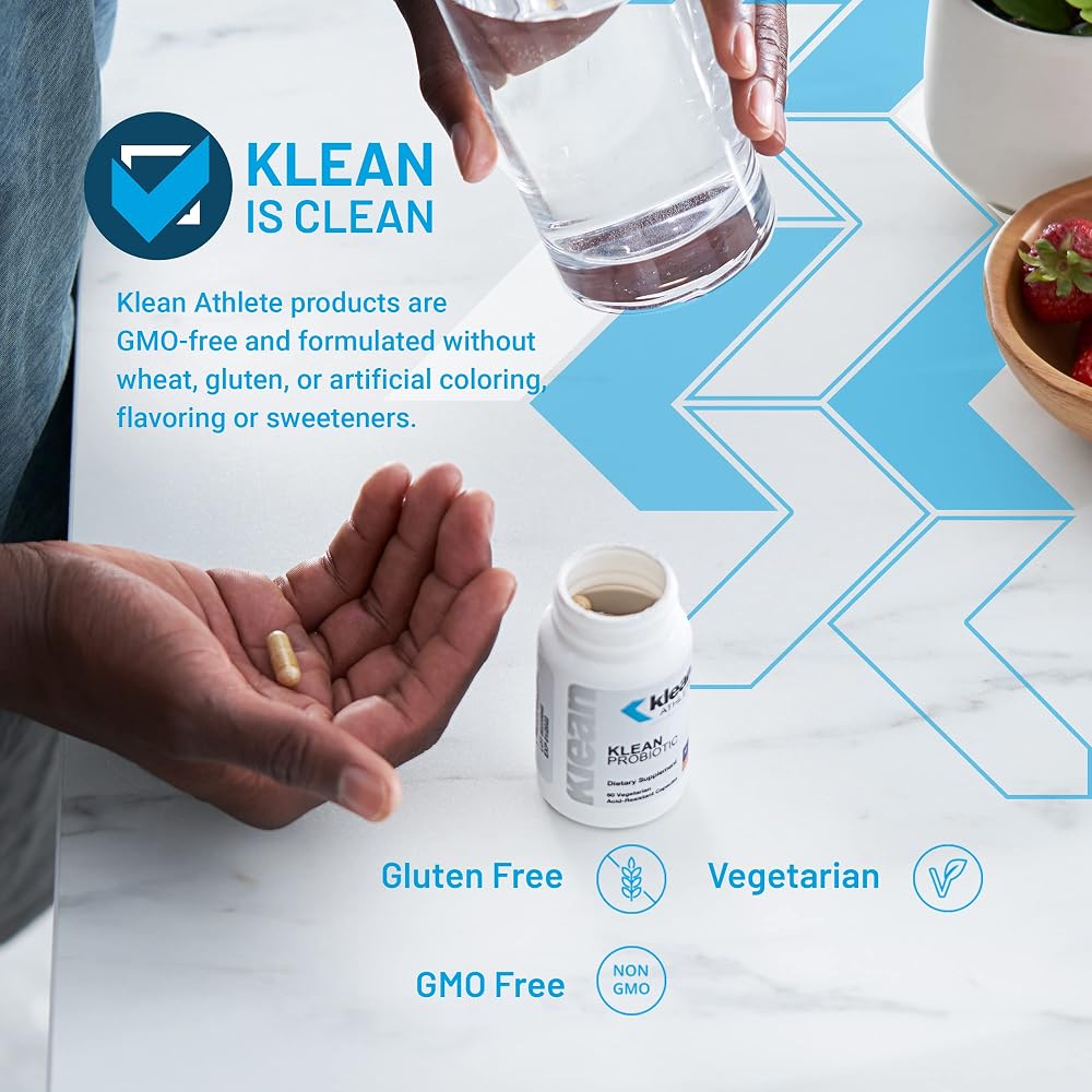 Klean Athlete Klean Probiotic - 60 Vegetarian Capsules - image 3