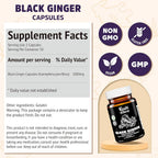 Real Naturals Black Ginger Extract 500 mg - 100 Capsules - image 7