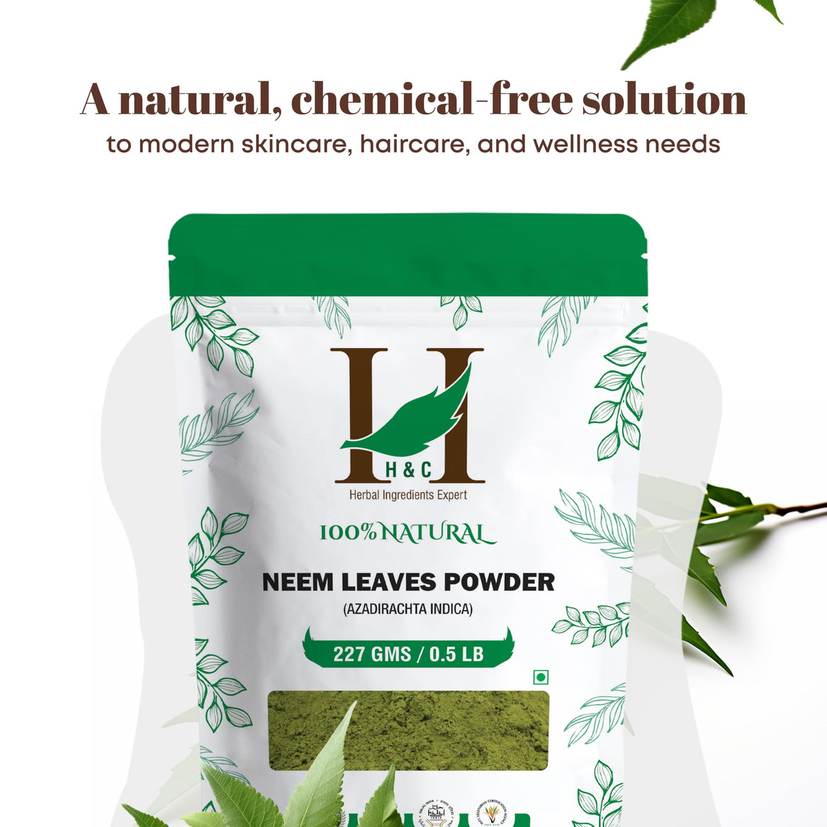 H&C Natural Neem Leaves Powder - 227 Grams - image 5