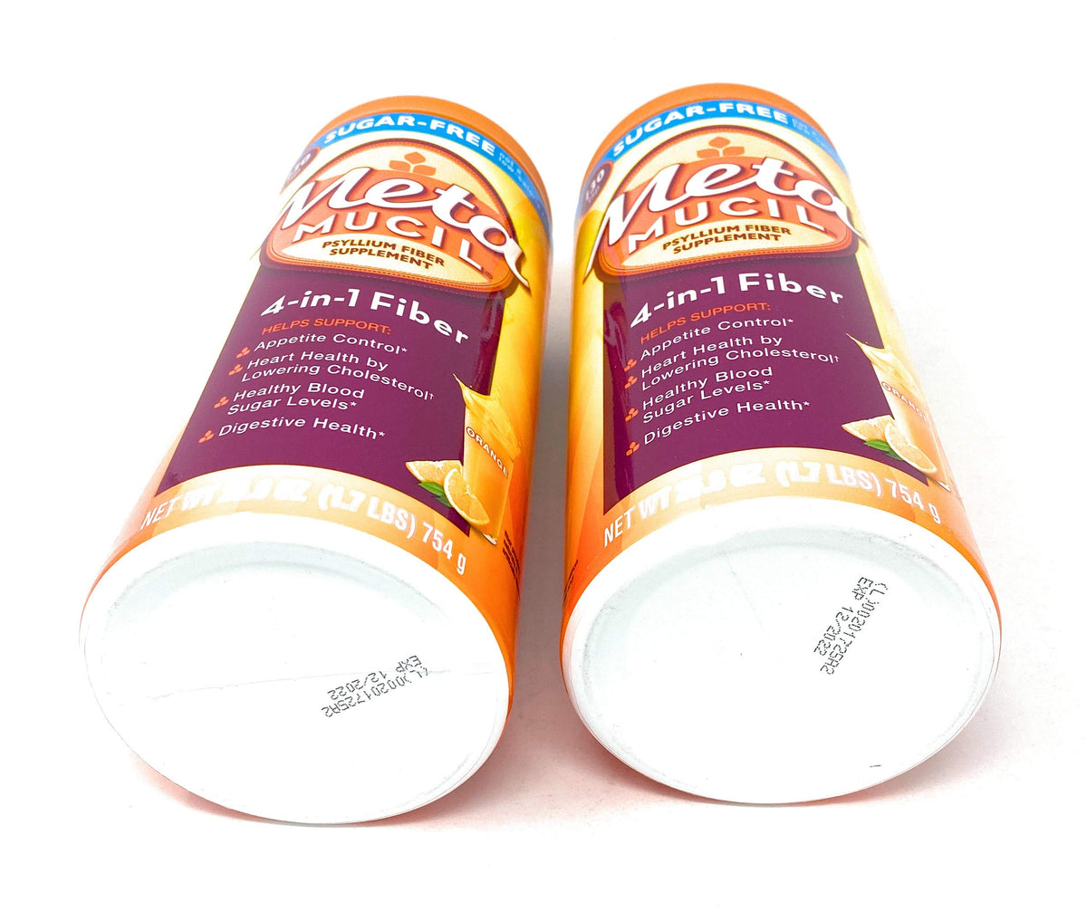 Metamucil Sugar Free Fiber Supplement Orange Smooth - 260 Servings - image 5
