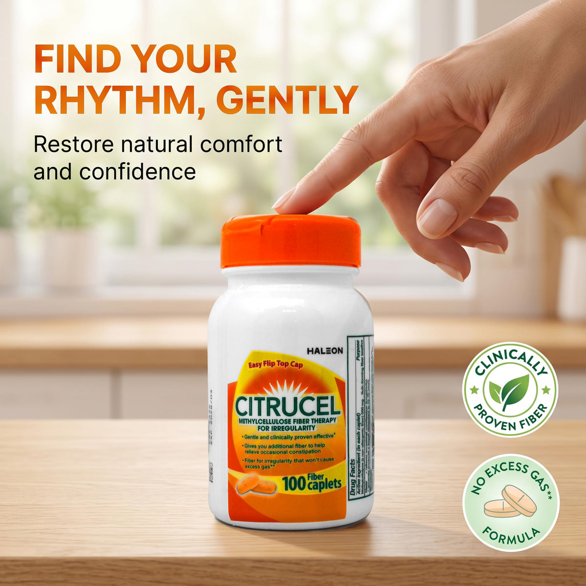 Citrucel Caplet Dietary Fibre - 100 Capsules - image 2