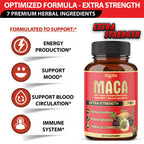 Agobi Maca Root Capsules Energy & Performance - 90 Capsules - image 3