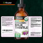 BIO KRAUTER Milk Thistle Extract for Liver Support - 4 Fl Oz - image 9