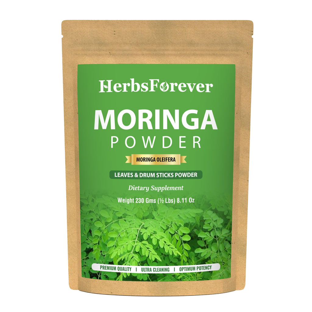 Herbsforever Moringa Oleifera Leaf Powder Supergreen - 230g