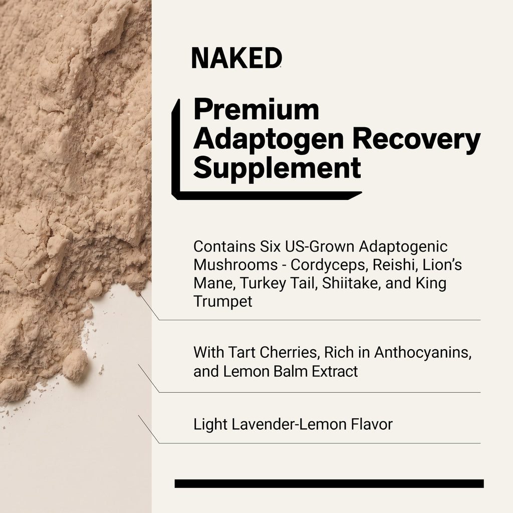 NAKED Recovery Mushroom Supplement Powder - 30 Servings - image 4