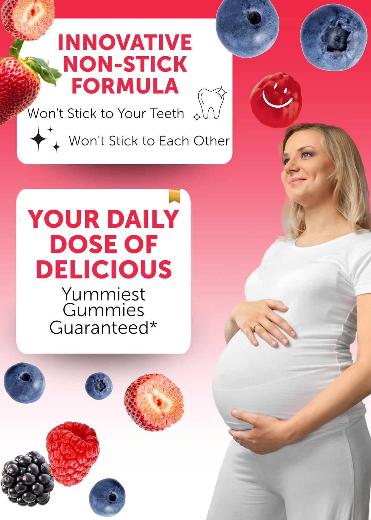 Lunakai Prenatal Vitamins 17-in-1 with Iron & Folic Acid - 60 Gummies - image 3