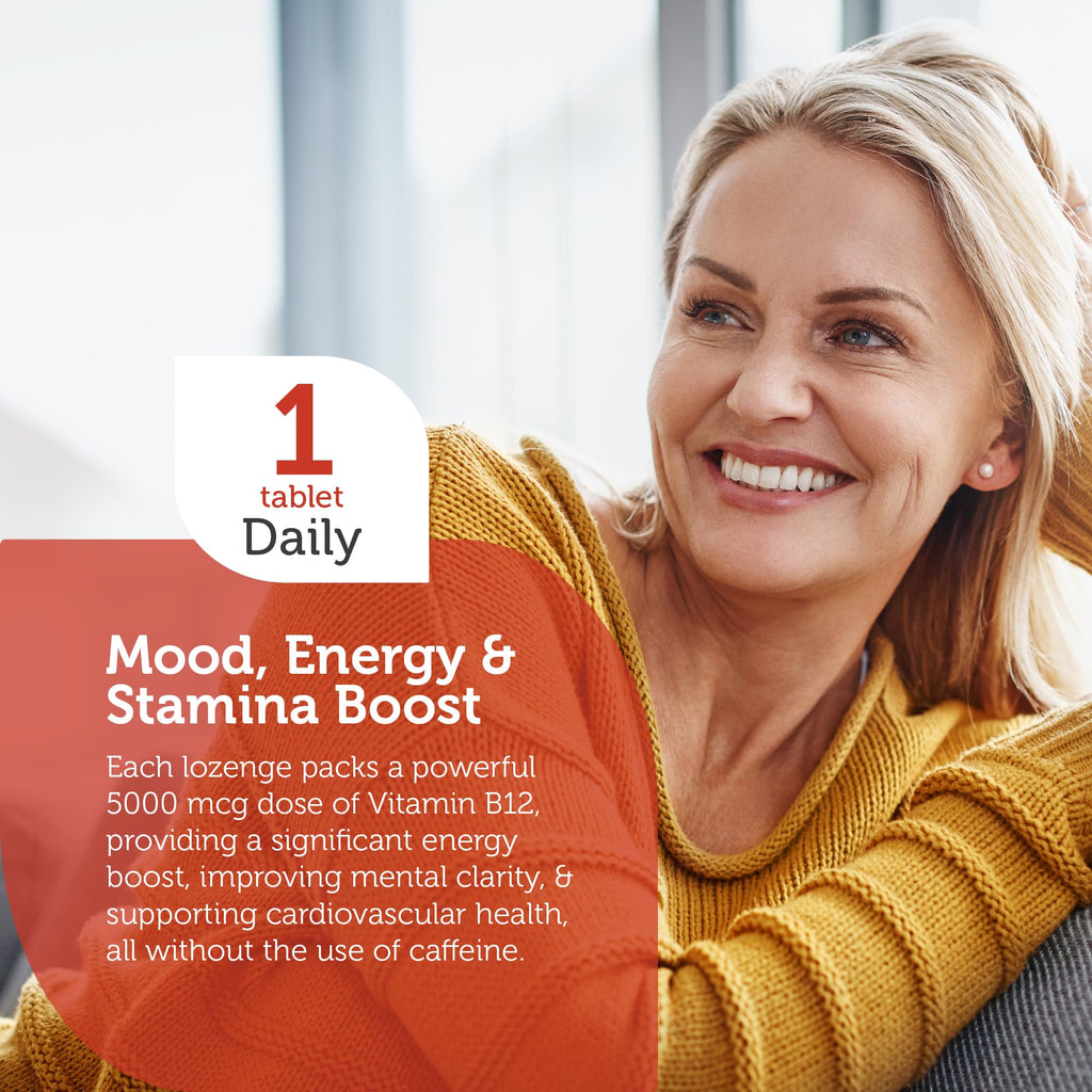 Zahler Energizer - Folate and B12 Supplement - Fast Dissolving Cherry