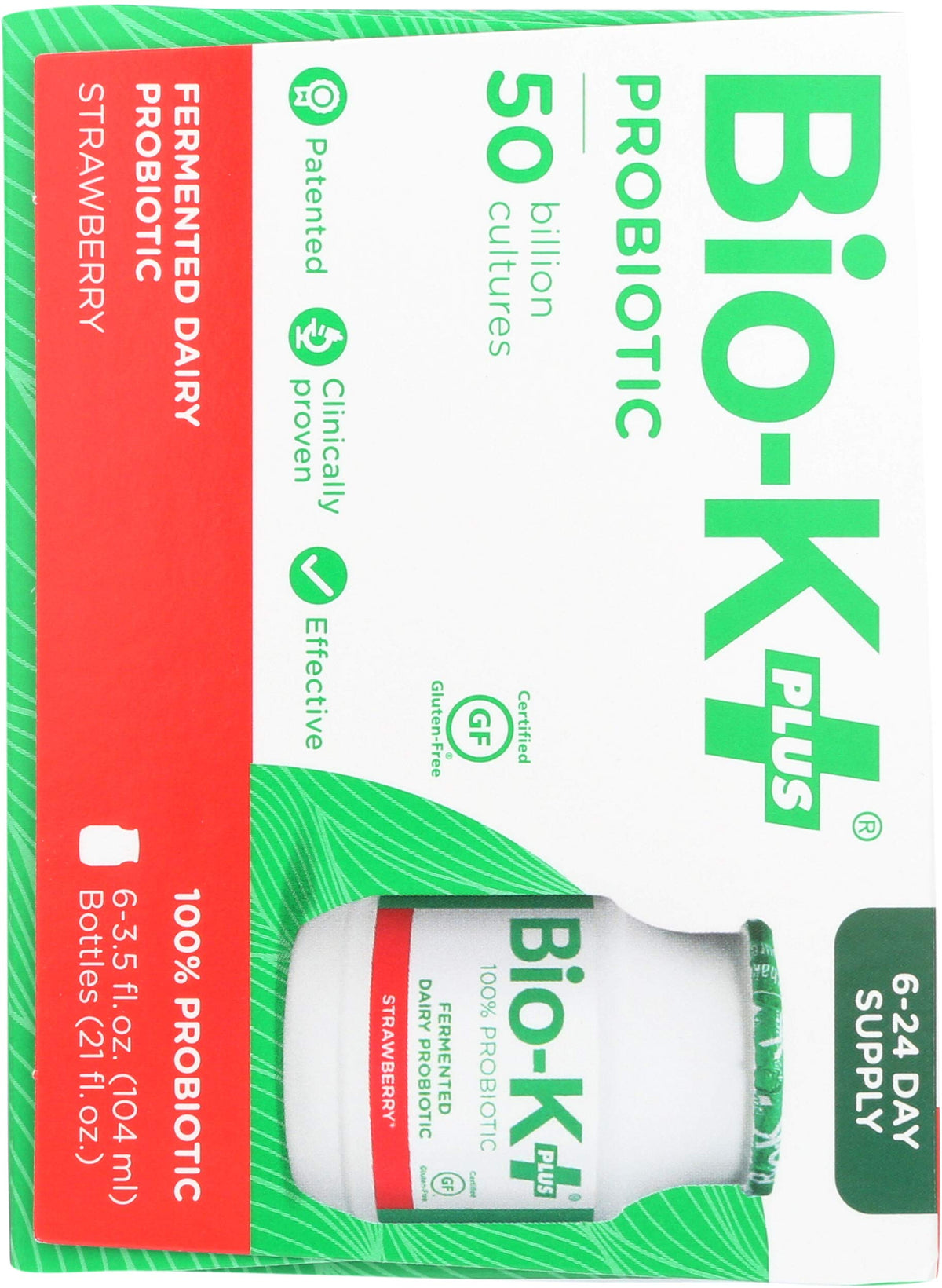 Bio-K Plus Strawberry Probiotic Drink - Pack of 6 - image 5
