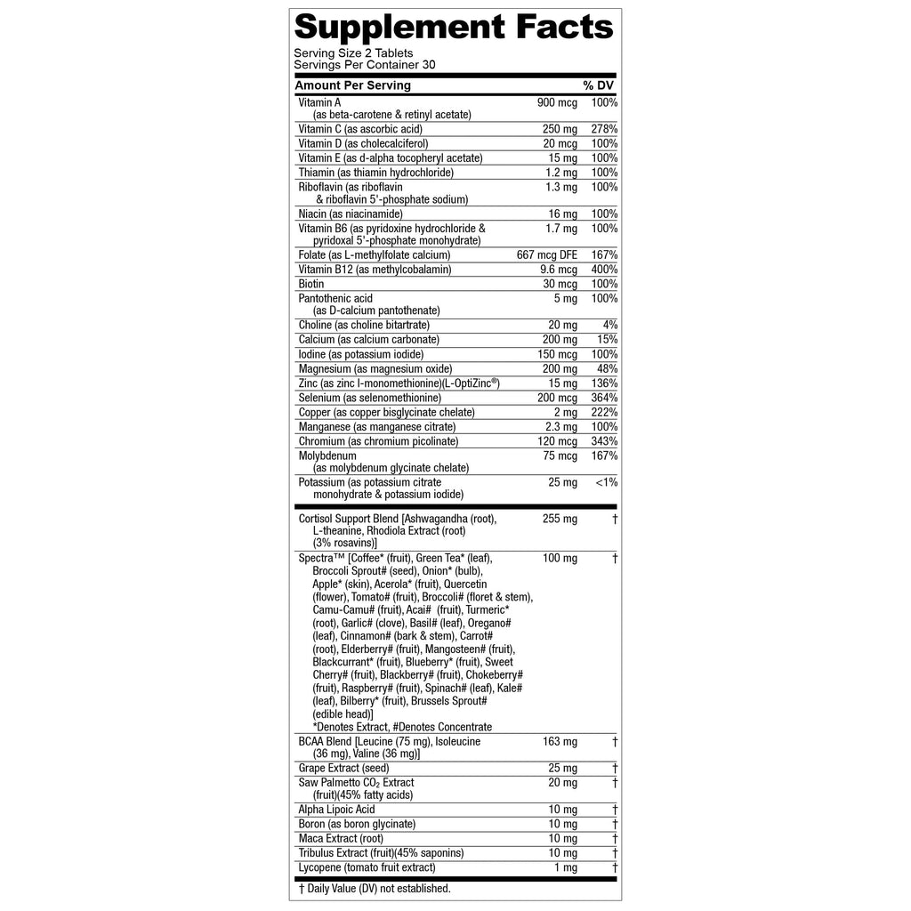 Nugenix Multivitamin for Men Testosterone Support - 60 Tablets - image 5