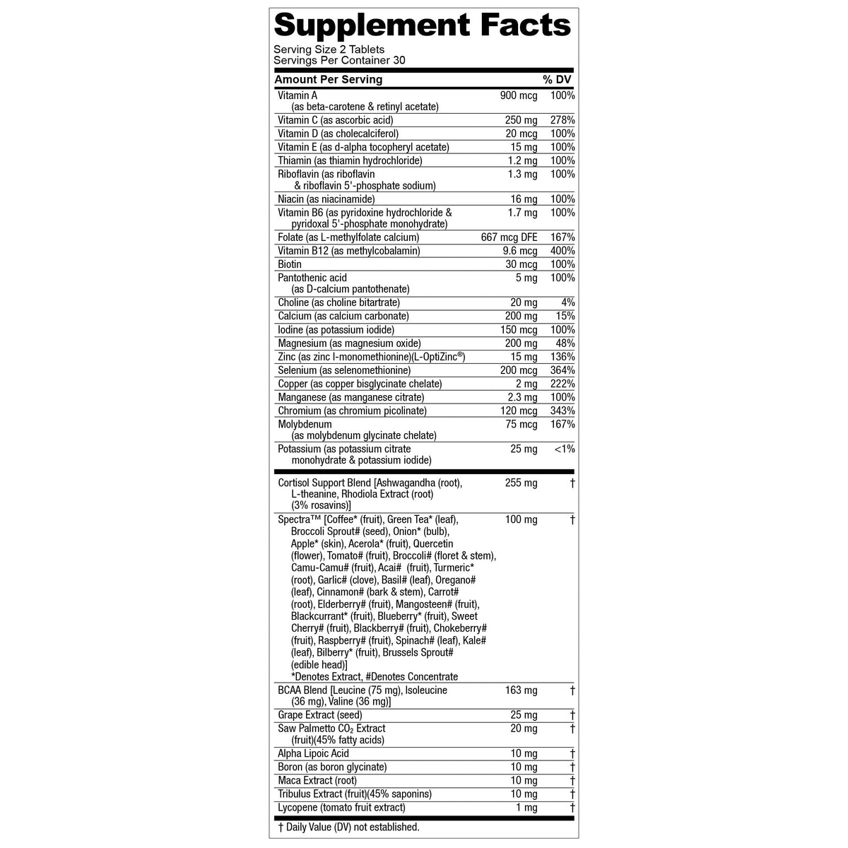 Nugenix Multivitamin for Men Testosterone Support - 60 Tablets - image 5