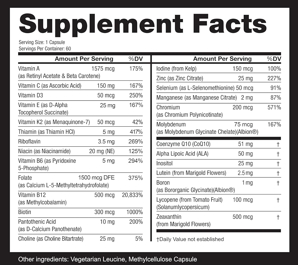 Eliixr Methylated Multivitamin