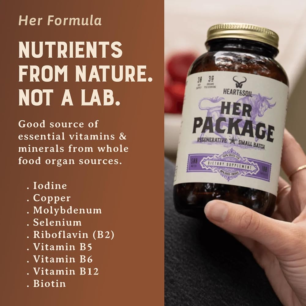 HEART & SOIL Her Package Supplement - 180 Capsules - image 8