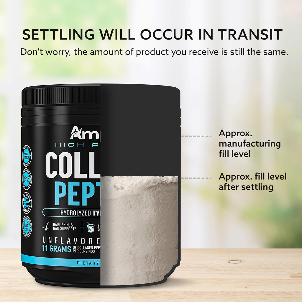 Amplicell Multi Collagen Peptides Powder for Men & Women - 41 Servings - image 5