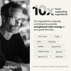 Mobisyn Organic Mushroom Supplement with Cognitive Nootropic Mushroom