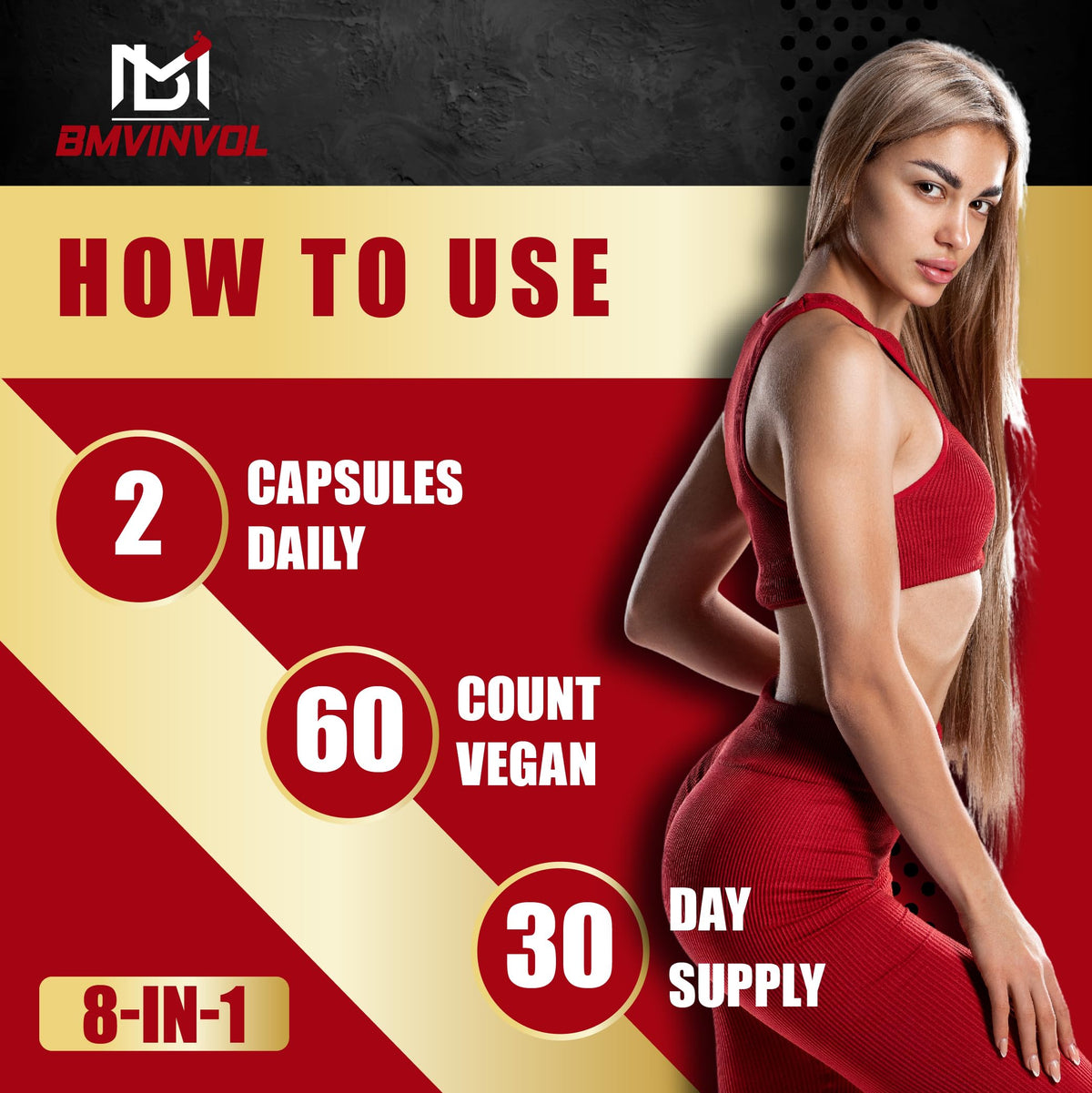BMVINVOL Horny Goat Weed with Maca
