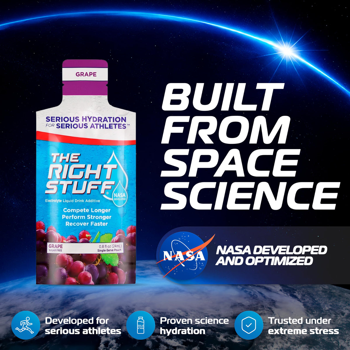 The Right Stuff NASA Electrolyte Drink Concentrate - 60 Packets - image 2