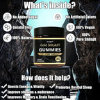 Pucges Shilajit Gummies for Men - 30 Gummies - image 4