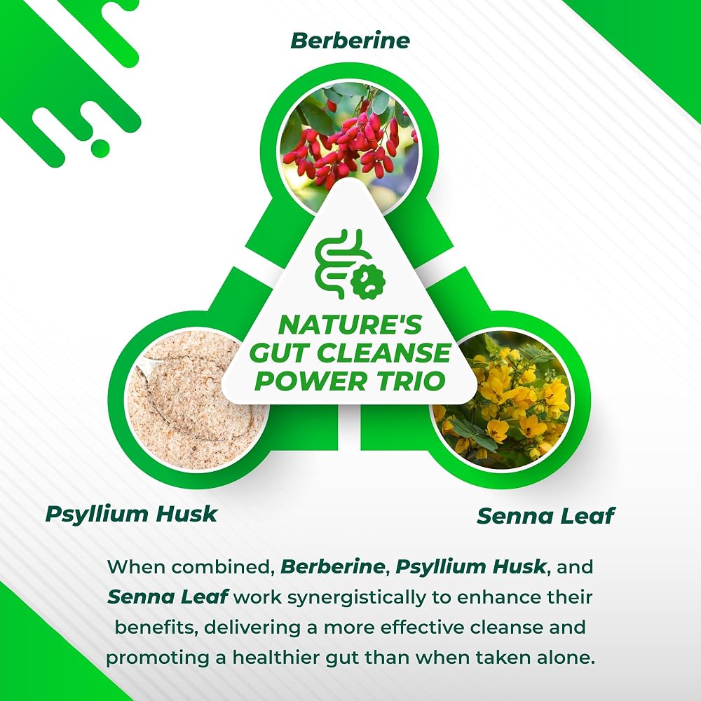 NuraFuse Berberine 9-in-1 Complex for Digestive Wellness - 150 Capsules - image 6