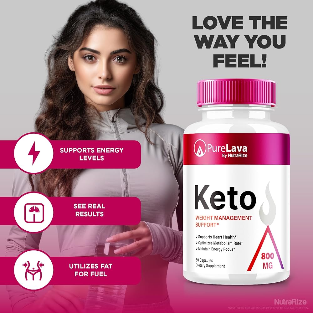 NutraRize Pure Lava Keto Capsules Energy Support - 180 Capsules - image 4