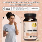 Future Kind Vegan Lion's Mane Mushroom Complex Brain Support - 30 Capsules - image 9